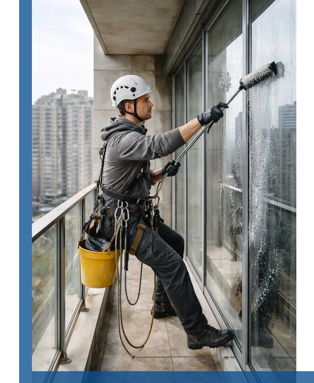 Профессиональная мойка балконного остекления в Медногорске