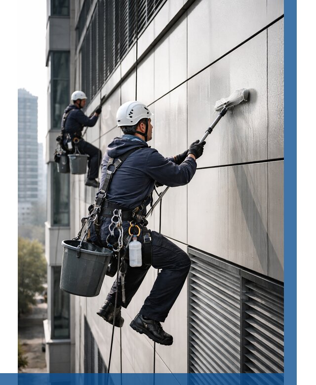 Мойка вентилируемого фасада в Медногорске от 254 р. | ВЫСОТНИК-Мдн