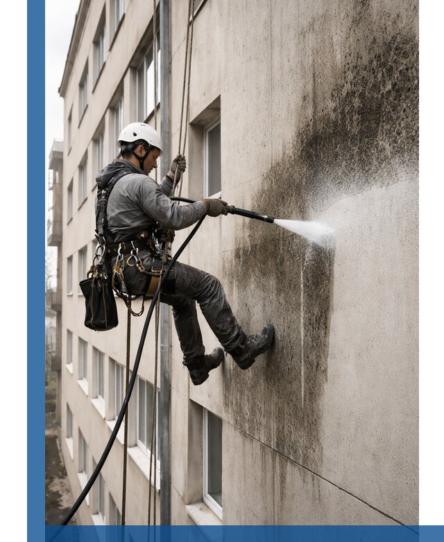 Профессиональная очистка фасадов от плесени в Медногорске