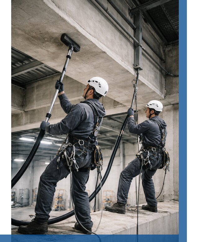 Обеспыливание потолочных конструкций в Медногорске от 254 р. |ВЫСОТНИК-Мдн