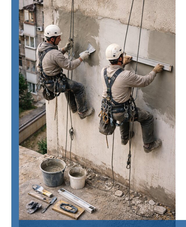 Комплексный ремонт штукатурного фасада с гарантией в Медногорске