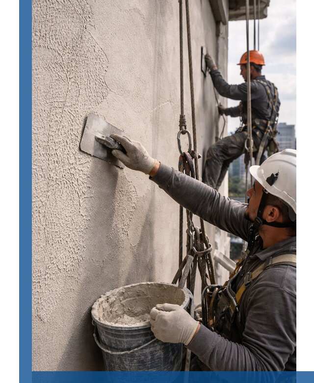 Декоративная штукатурка фасада с утеплением и защитой в Медногорске