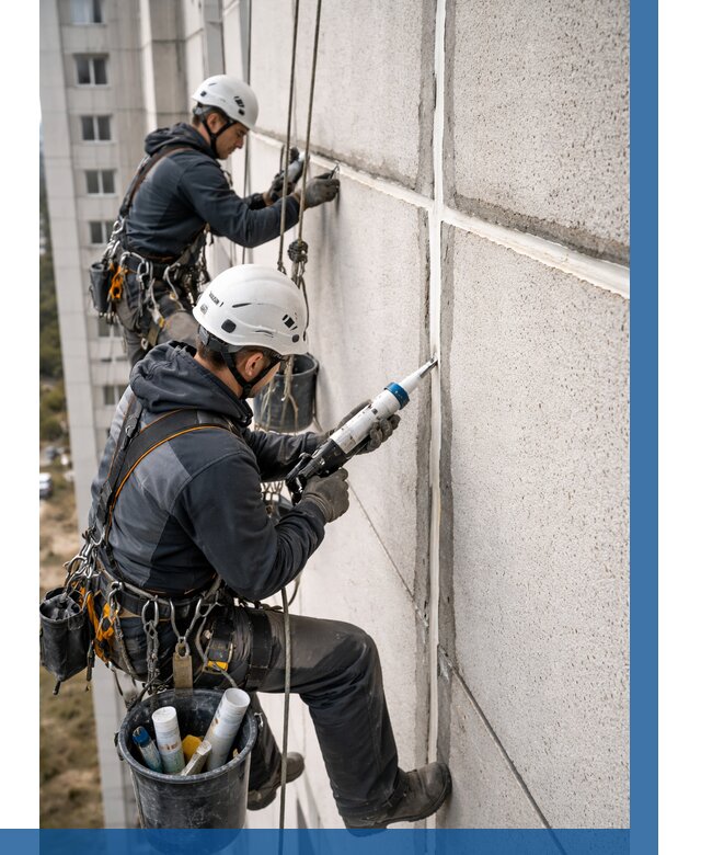 Герметизация межпанельных швов в Медногорске от 712 р. | ВЫСОТНИК-Мдн