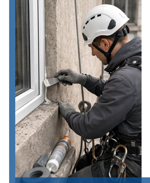 Герметизация монтажных швов окон в Медногорске с гарантией качества