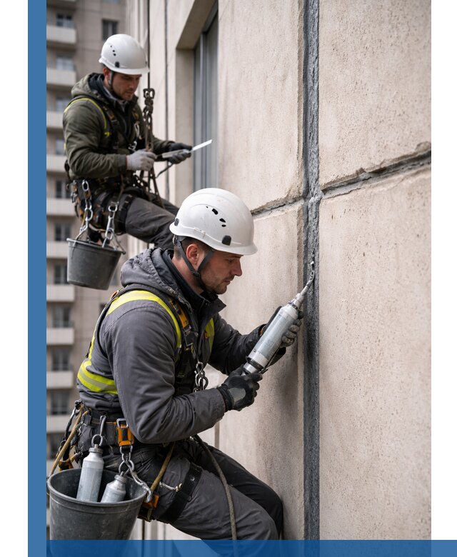 Герметизация деформационных швов фасада в Медногорске качественно