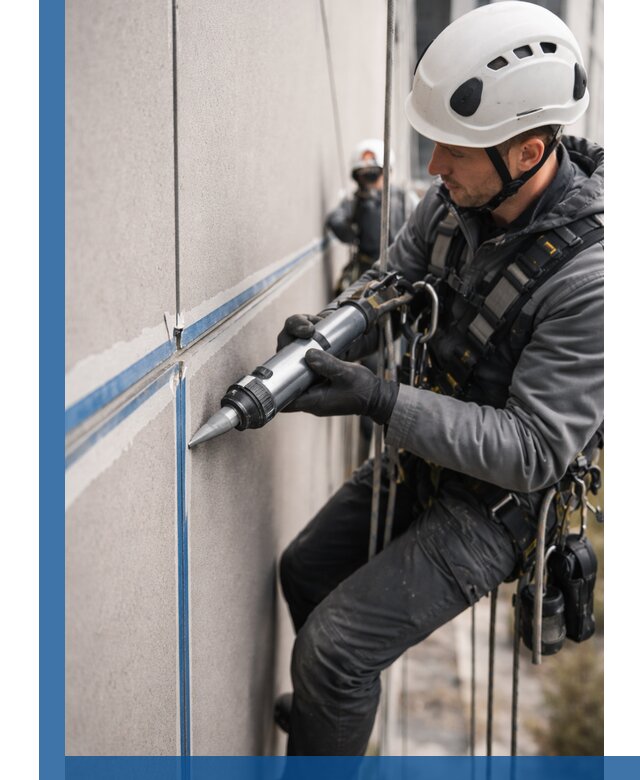 Герметизация стыков фасадных панелей в Медногорске качественно и быстро