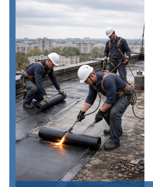 Ремонт наплавляемой кровли в Медногорске качественно и надежно