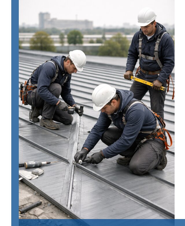 Ремонт фальцевой кровли в Медногорске срочно и качественно