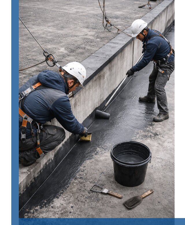 Гидроизоляция кровли жидкой резиной профессионально в Медногорске