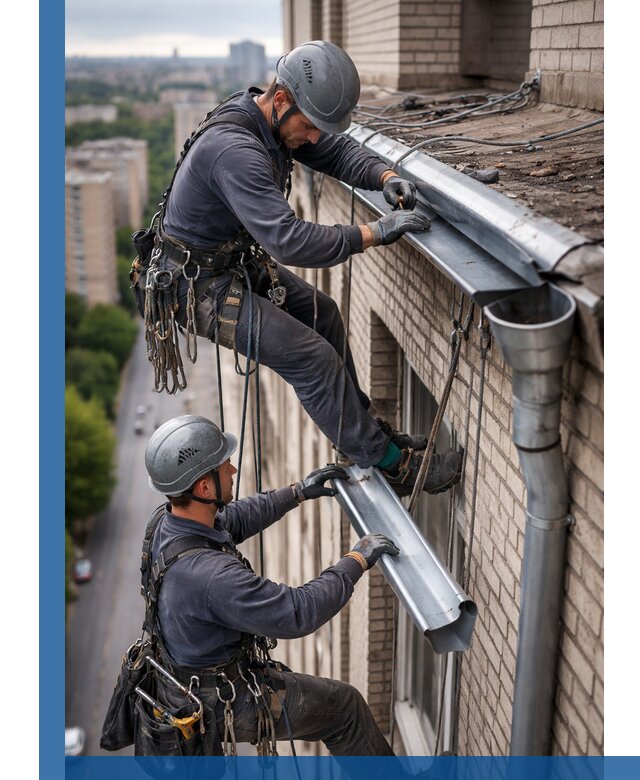 Ремонт водосточных желобов в Медногорске, быстро и качественно