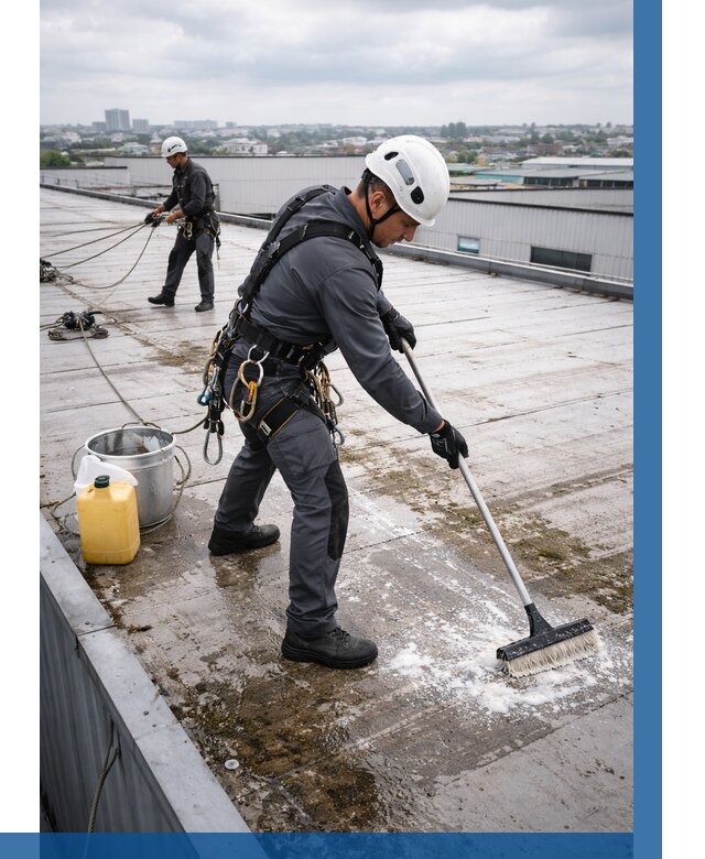 Очистка крыши по графику в Медногорске от 7629 р. | ВЫСОТНИК-Мдн