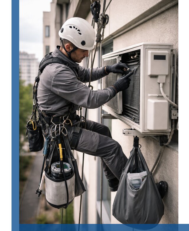 Обслуживание внешнего блока кондиционера в Медногорске профессионально