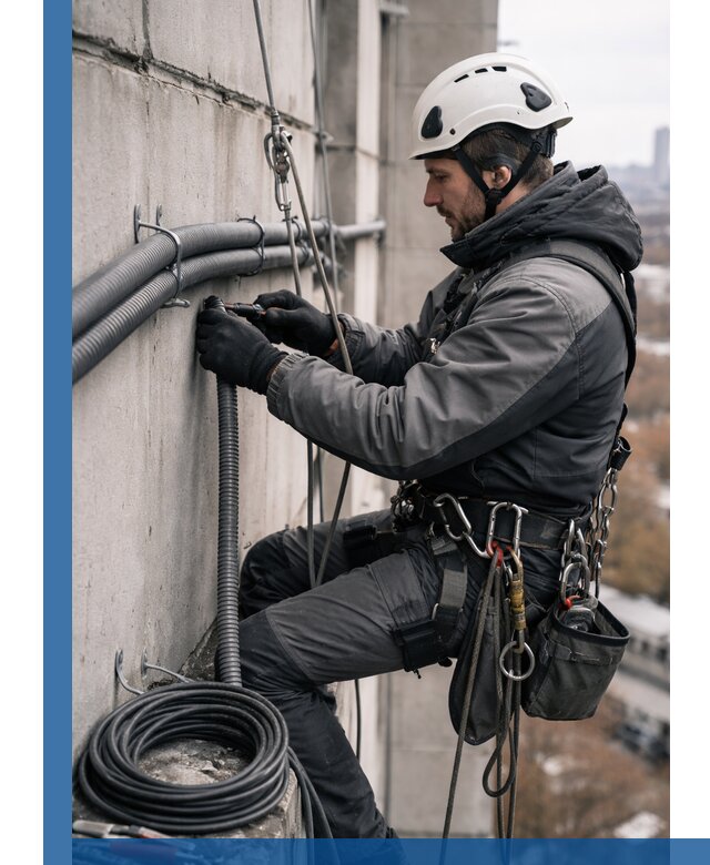 Профессиональный монтаж гофры для кабеля в Медногорске с гарантией