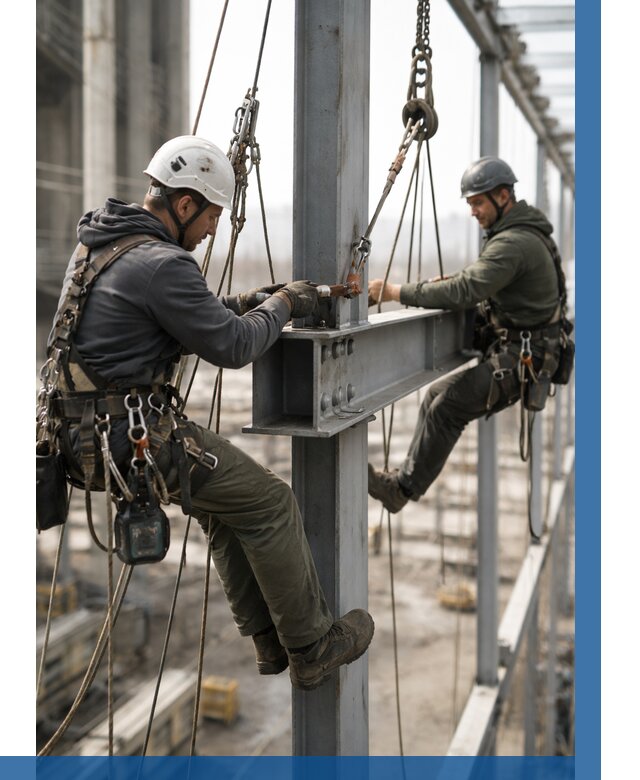 Монтаж металлоконструкций на высоте в Медногорске от 3560 р. | ВЫСОТНИК-Мдн