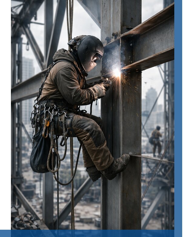 Высотные сварочные работы в Медногорске от 3560 р. | ВЫСОТНИК-Мдн