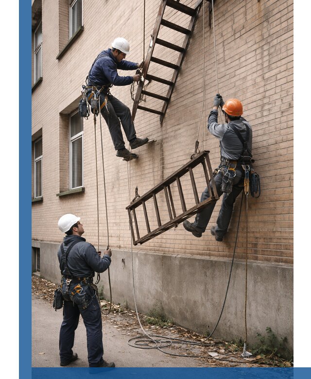 Демонтаж пожарной лестницы в Медногорске быстро и безопасно