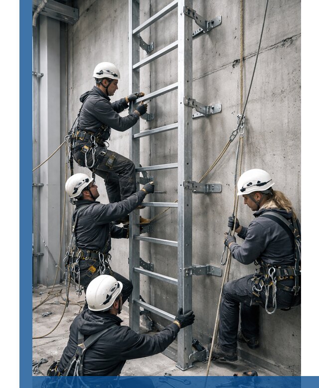 Монтаж металлических лестниц в Медногорске под ключ со гарантией