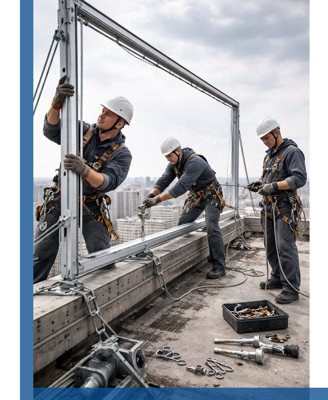 Монтаж крышных рекламных конструкций под ключ в Медногорске