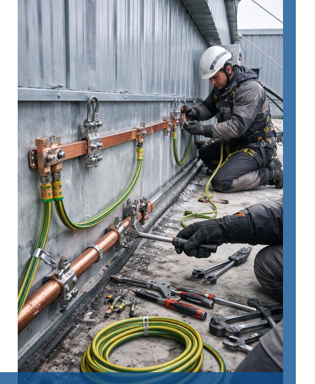 Монтаж заземления здания в Медногорске от 25430 р. | ВЫСОТНИК-Мдн