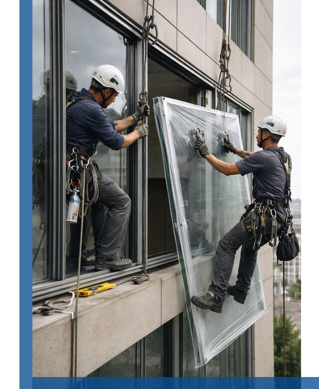 Профессиональная замена стекла в витраже в Медногорске с гарантией