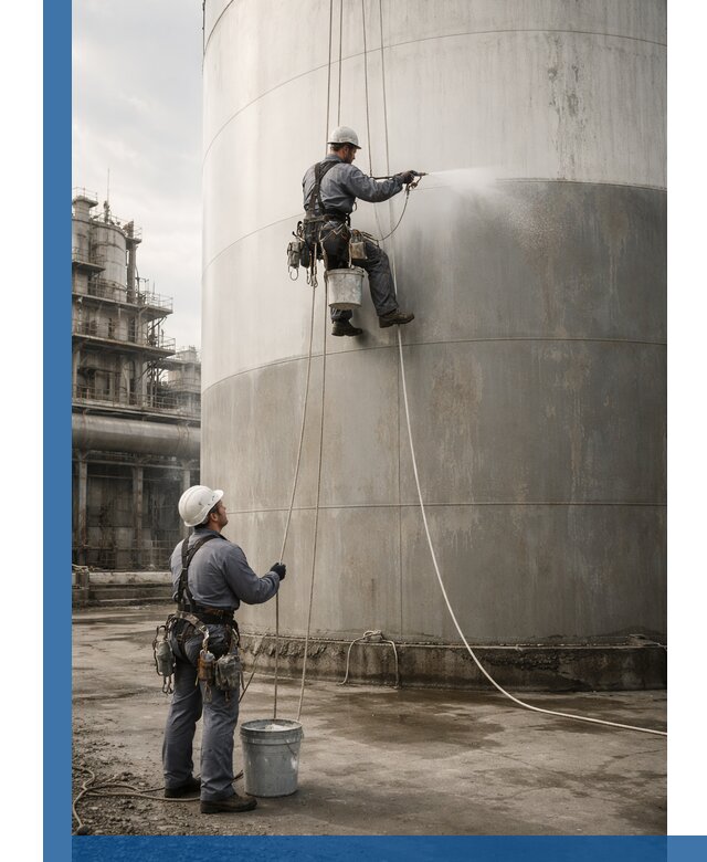 Покраска стальных резервуаров и емкостей в Медногорске профессионально