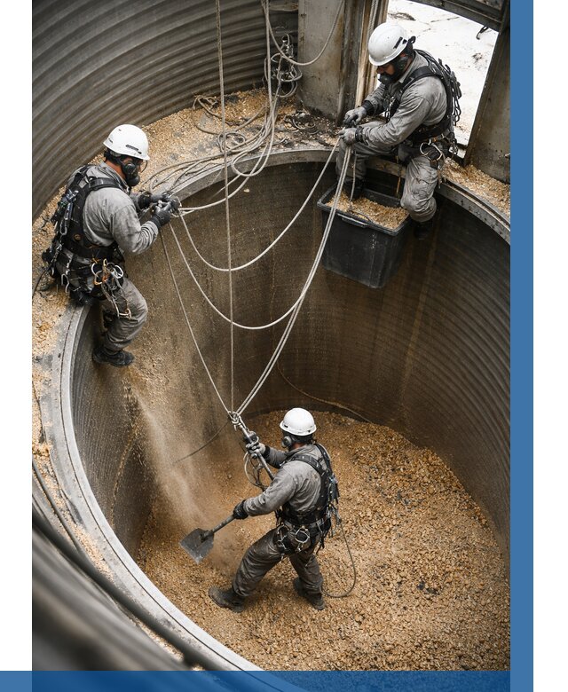 Чистка зерновых бункеров в Медногорске от 12206 р. | ВЫСОТНИК-Мдн