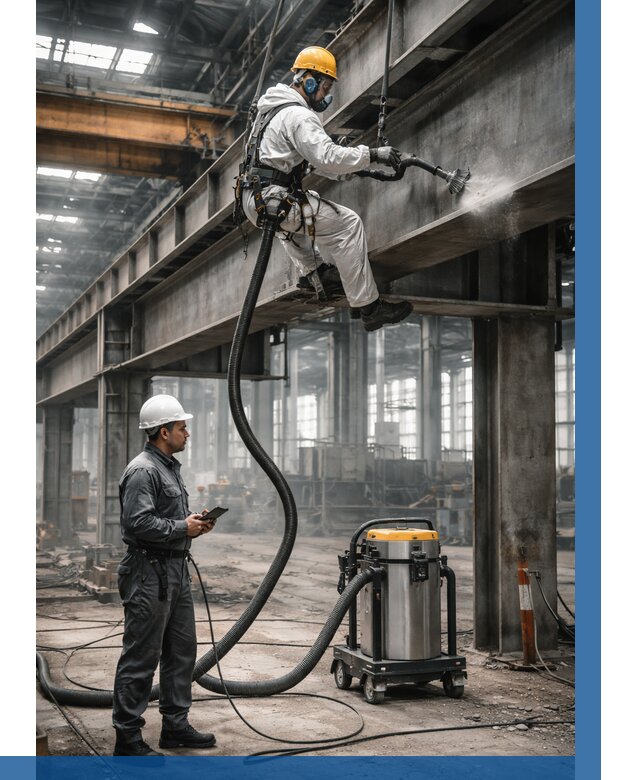 Обеспыливание конструкций в цехе в Медногорске от 4272 р. | ВЫСОТНИК-Мдн