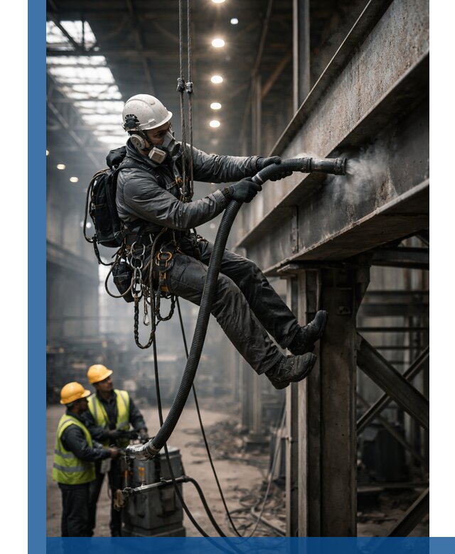 Обеспыливание конструкций в цехах промышленного производства в Медногорске