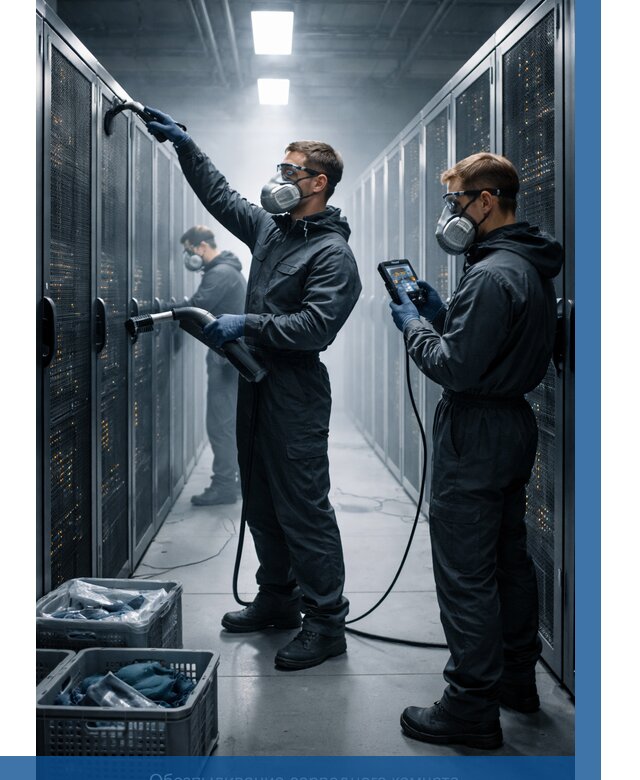 Обеспыливание серверной комнаты в Медногорске от 4577 р. | ВЫСОТНИК-Мдн