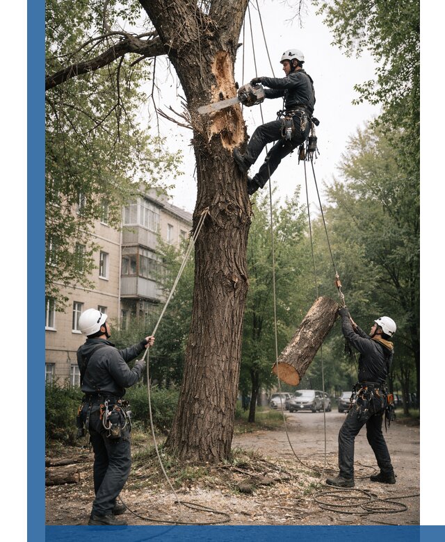 Срочное удаление аварийных деревьев в Медногорске с гарантией безопасности