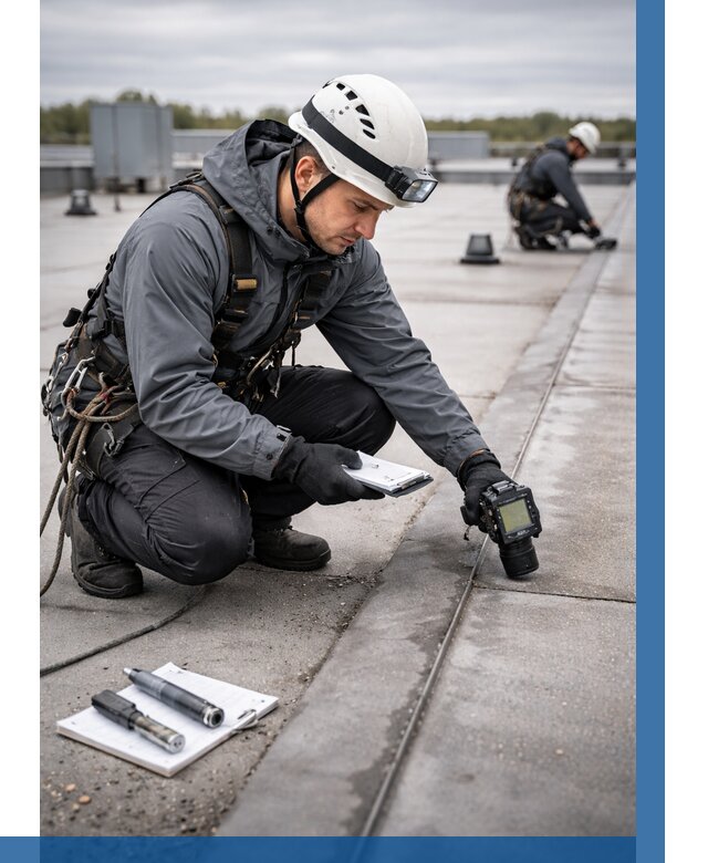 Обследование кровли на протечки в Медногорске от 4577 р. | ВЫСОТНИК-Мдн